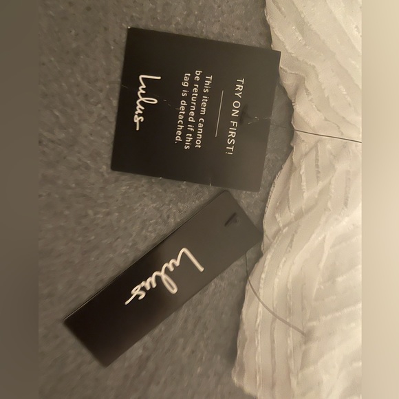 NWT Lulus Women's White Tiered Maxi Dress Sz S - Picture 3 of 4